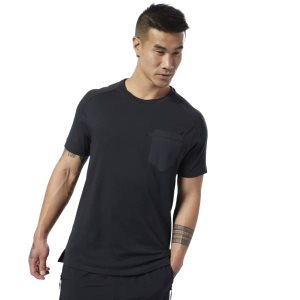 Reebok Training Supply Move T Shirt Herren - Schwarz - DE 150-FSV